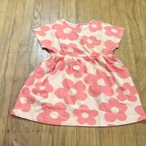 Hanna Andersson Pink Floral Cotton Dress